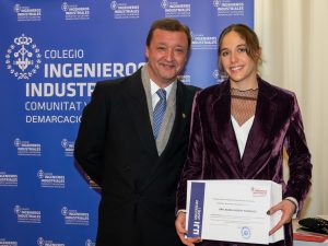 Blanca Rubert Rodríguez - Mejor TFG del Grado en Ingeniería en Tecnologías Industriales de la UJI